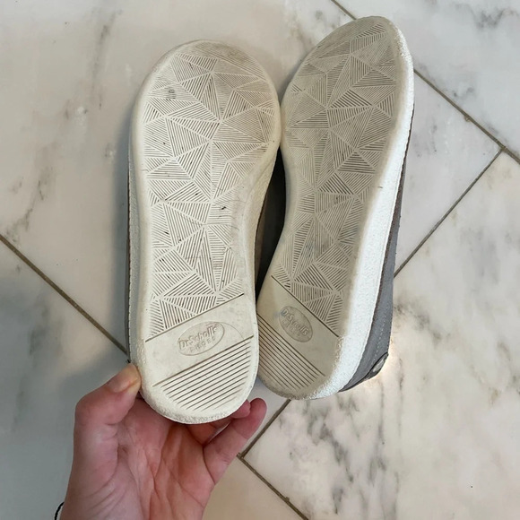 Dr Scholl’s sweet kicks gray suede & snakeskin support comfort sneakers size 8.5 - Picture 9 of 10